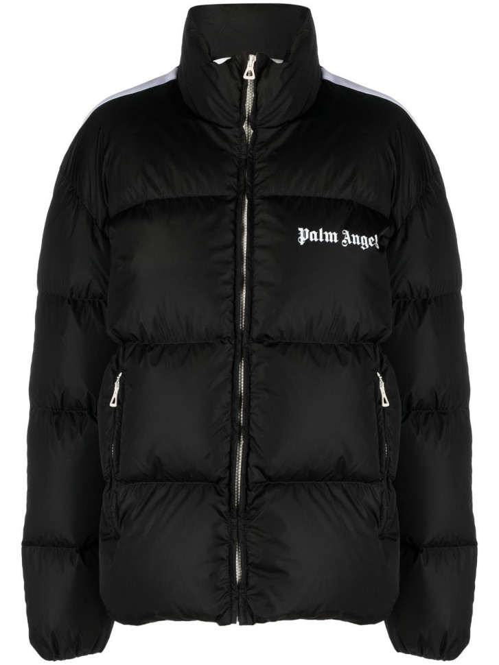 Пуховик Palm Angels с логотипом