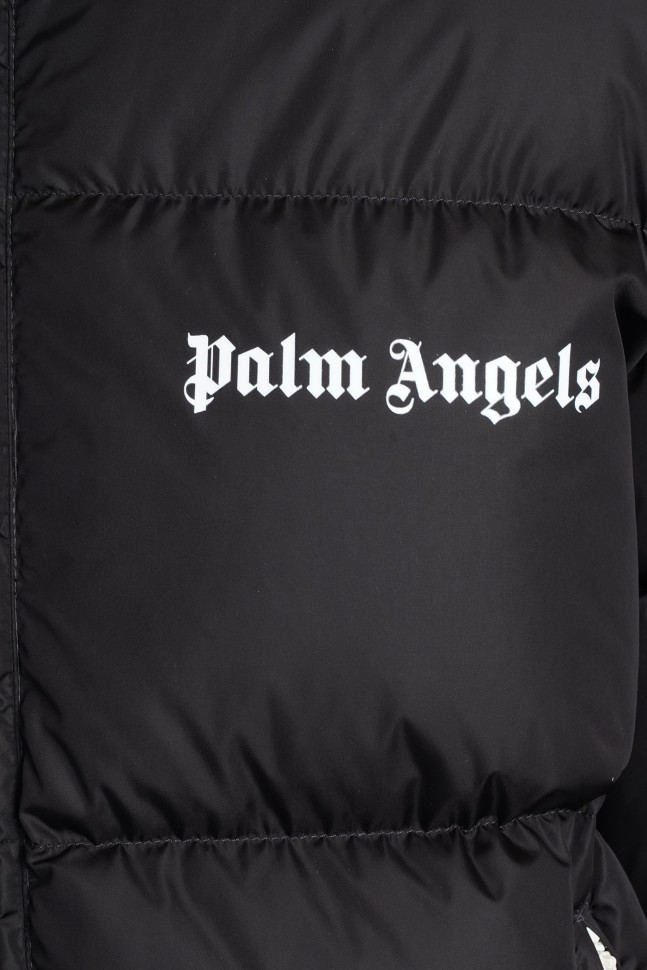 Пуховик Palm Angels с логотипом
