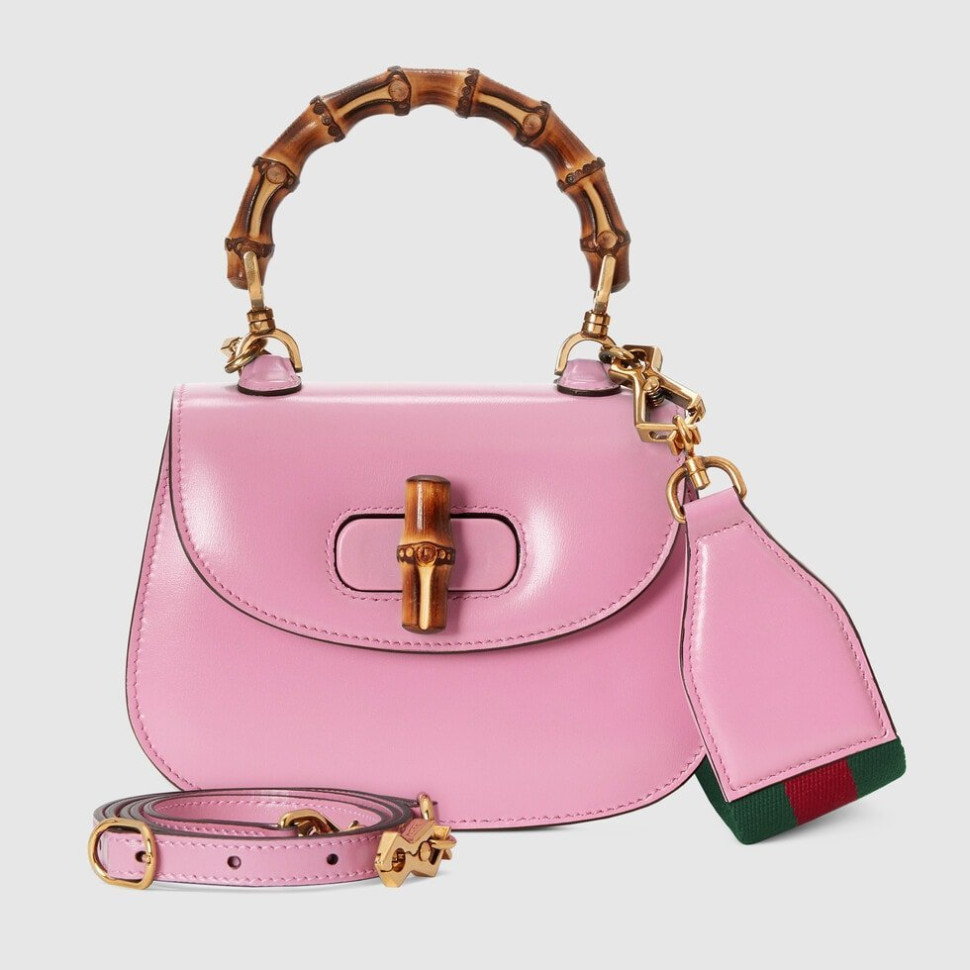 Маленькая сумка Gucci Bamboo 1947 с ручкой сверху