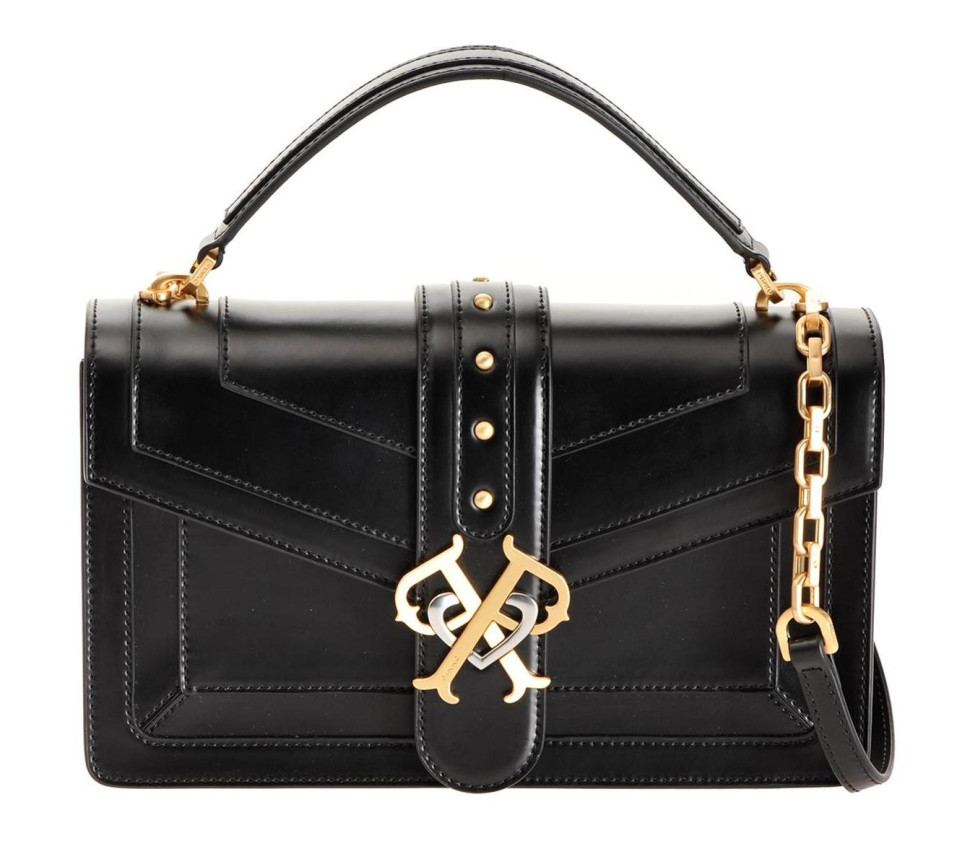 Сумка PINKO DOUBLE P BAG ICON CLASSIQUE из матовой кожи