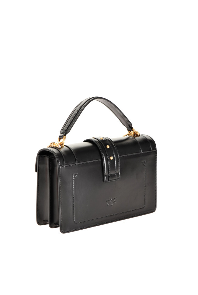 Сумка PINKO DOUBLE P BAG ICON CLASSIQUE из матовой кожи