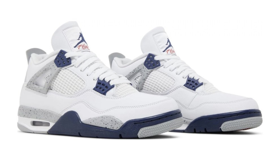 Nike КРОССОВКИ JORDAN 4 RETRO MIDNIGHT NAVY