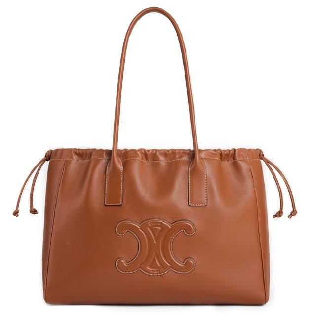 СУМКА CELINE CABAS DRAWSTRING CUIR TRIOMPHE ИЗ ГЛАДКОЙ ТЕЛЯЧЬЕЙ КОЖИ