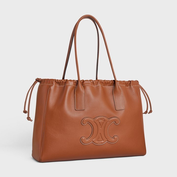 СУМКА CELINE CABAS DRAWSTRING CUIR TRIOMPHE ИЗ ГЛАДКОЙ ТЕЛЯЧЬЕЙ КОЖИ