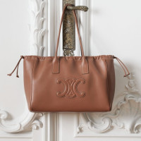 СУМКА CELINE CABAS DRAWSTRING CUIR TRIOMPHE ИЗ ГЛАДКОЙ ТЕЛЯЧЬЕЙ КОЖИ