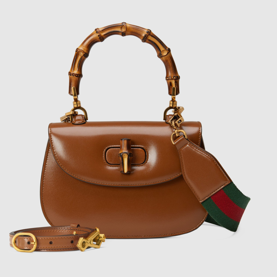 Маленькая сумка Gucci Bamboo 1947 с ручкой сверху