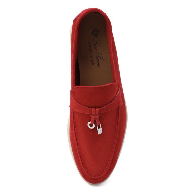 Loro Piana Замшевые лоферы Summer Charms Walk