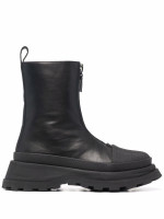 Кожаные сапоги Jil Sander