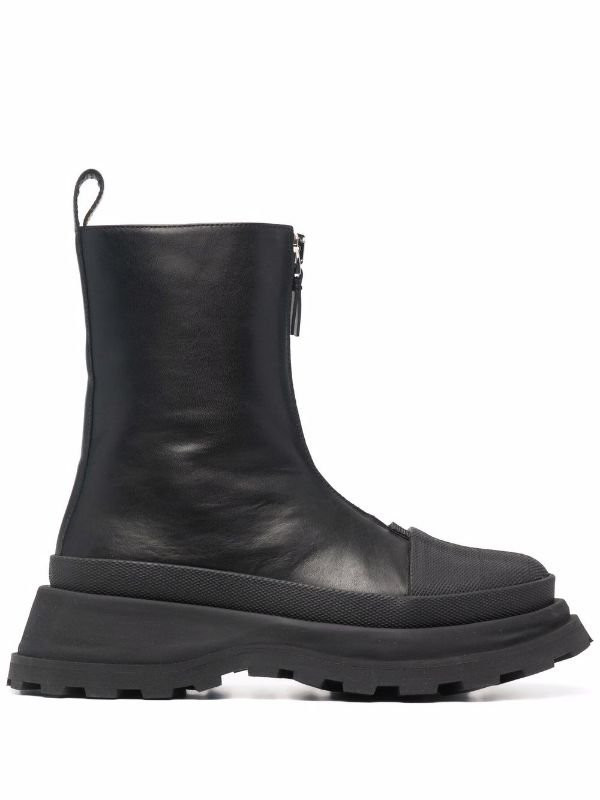 Кожаные сапоги Jil Sander