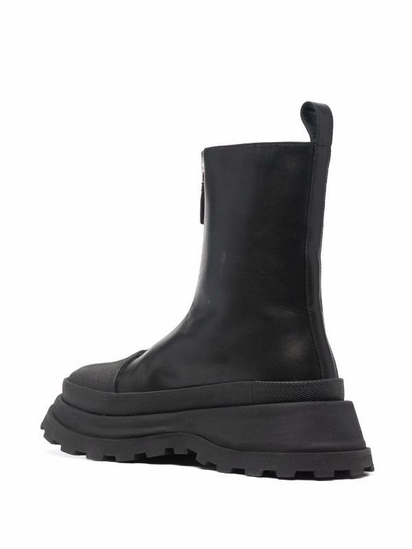 Кожаные сапоги Jil Sander