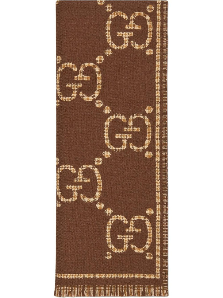 Шарф Gucci Шерстяной с логотипом