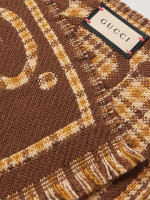 Шарф Gucci Шерстяной с логотипом