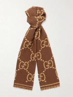 Шарф Gucci Шерстяной с логотипом