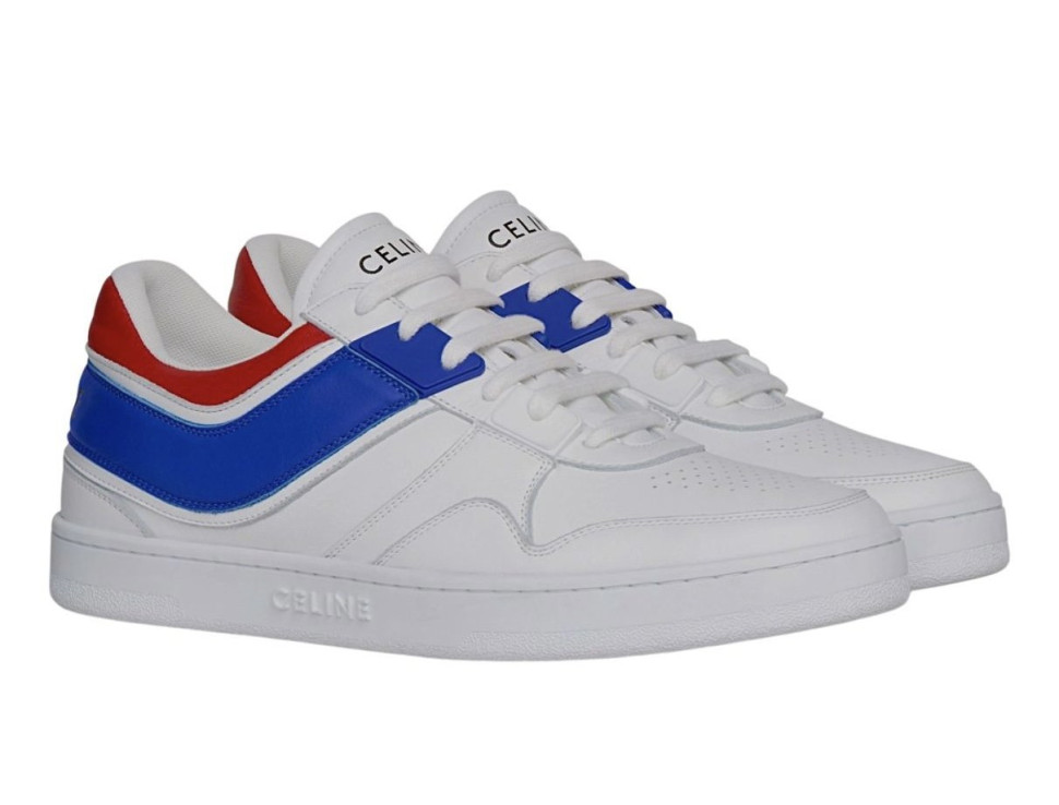 Celine КРОССОВКИ CELINE TRAINER ИЗ ТЕЛЯЧЬЕЙ КОЖИ