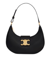Сумка Celine Ava Triomphe из гладкой телячьей кожи с логотипом