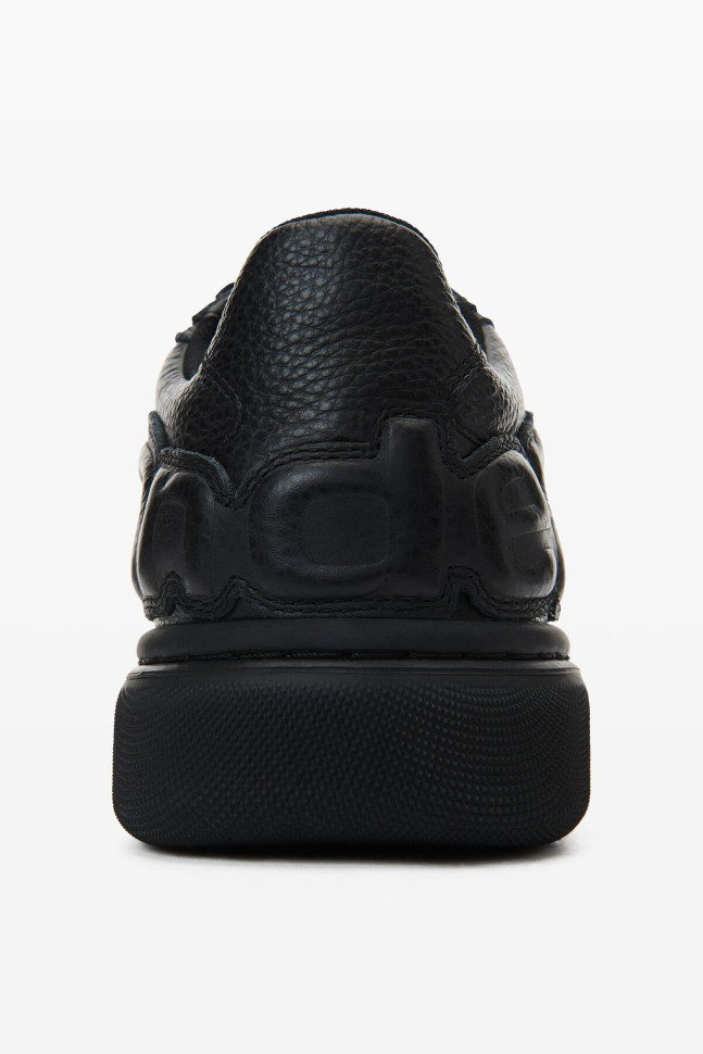 ALEXANDER WANG Кроссовки из галечной кожи с логотипом