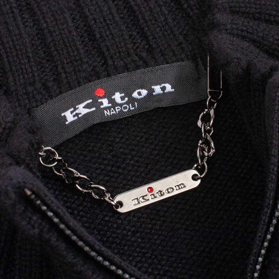 Джемпер Kiton на молнии