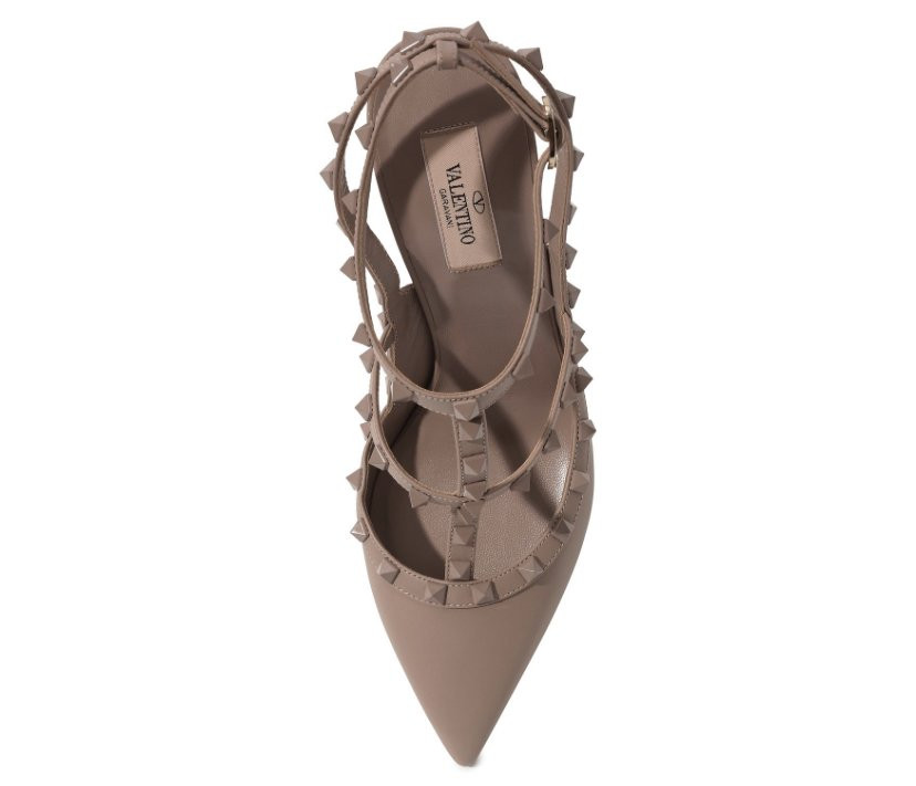 Кожаные туфли Valentino Rockstud