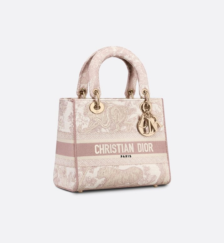 СУМКА Dior LADY D-LITE, МОДЕЛЬ СРЕДНЕГО ФОРМАТА