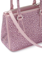 Мини-сумка-тоут Prada Galleria с кристаллами