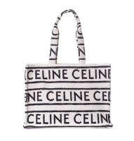 Сумка-тоут Celine с логотипом в полоску