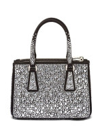 Мини-сумка-тоут Prada Galleria с кристаллами