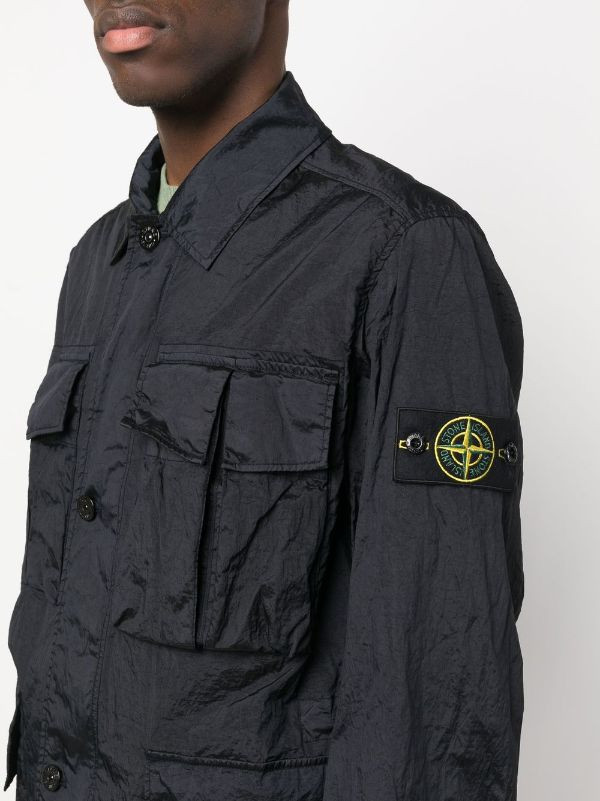 Легкая ветровка STONE ISLAND со значком компаса