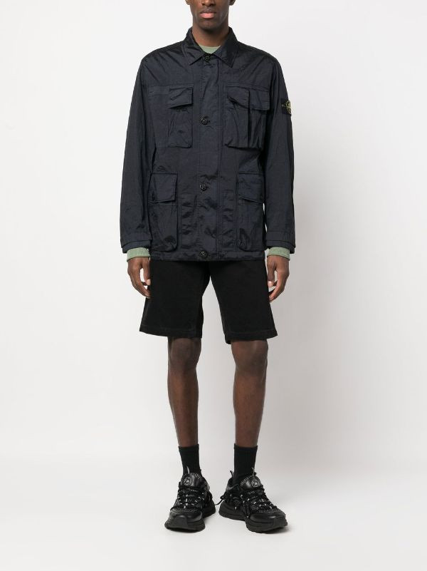Легкая ветровка STONE ISLAND со значком компаса