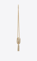 МИНИ-СУМКА Saint Laurent LOU ИЗ СТЕГАНОЙ КОЖИ GRAIN DE POUDRE С ТИСНЕНИЕМ