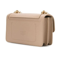 Сумка PINKO МИНИ LOVE BAG из тисненной кожи с логотипом