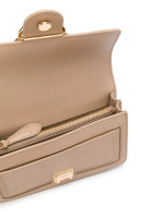 Сумка PINKO МИНИ LOVE BAG из тисненной кожи с логотипом