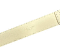 Ремень кожаный Saint Laurent Narrow Monogram