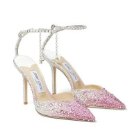 Туфли с кристаллами Jimmy choo Saeda 100