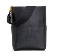 СУМКА CELINE SANGLE BUCKET BAG из мягкой зернистой телячьей кожи