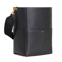 СУМКА CELINE SANGLE BUCKET BAG из мягкой зернистой телячьей кожи