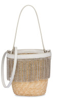 Сумка-ведро из соломы Miu miu