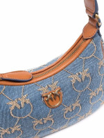 СУМКА Pinko MINI LOVE BAG HALF MOON DENIM LOGO