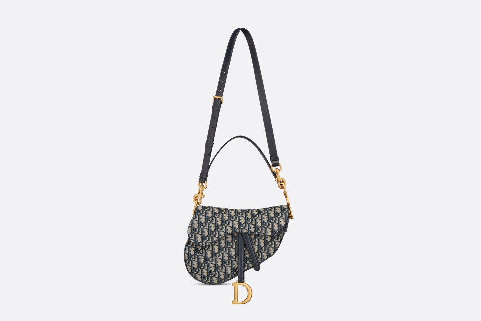 Сумка Dior Saddle с ремнем