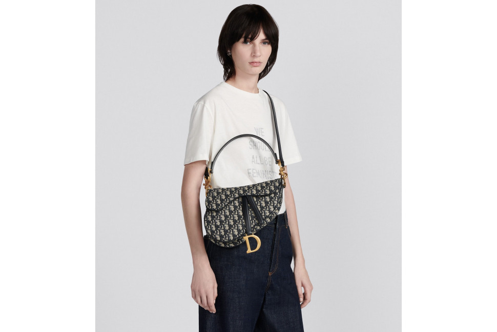 Сумка Dior Saddle с ремнем