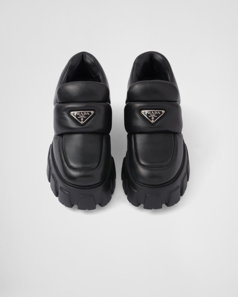 Prada Лоферы из мягкой стеганой кожи наппа
