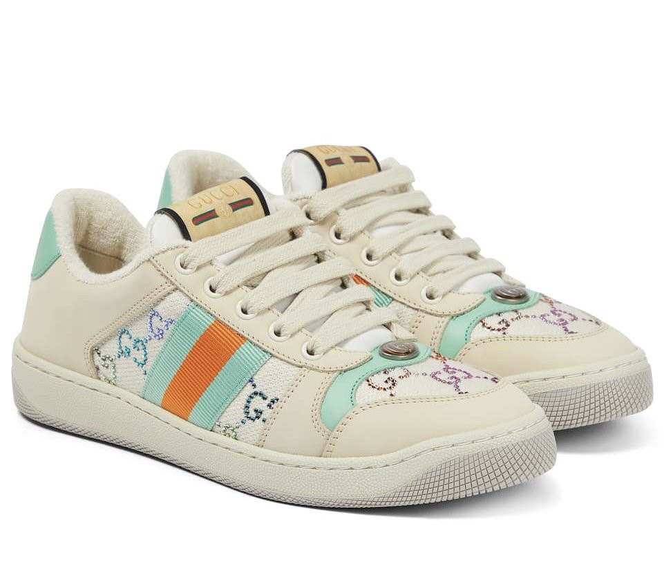 Gucci кроссовки Screener с логотипом GG