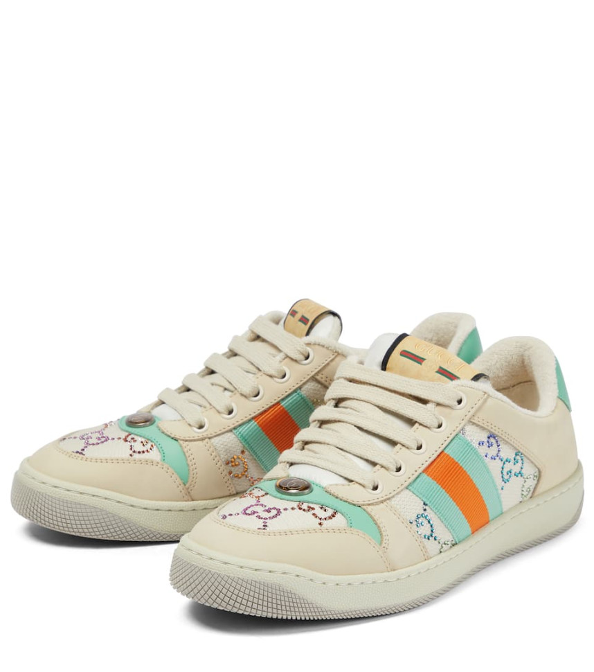 Gucci кроссовки Screener с логотипом GG