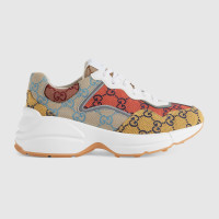 Gucci Женские кроссовки Rhyton GG Multicolor