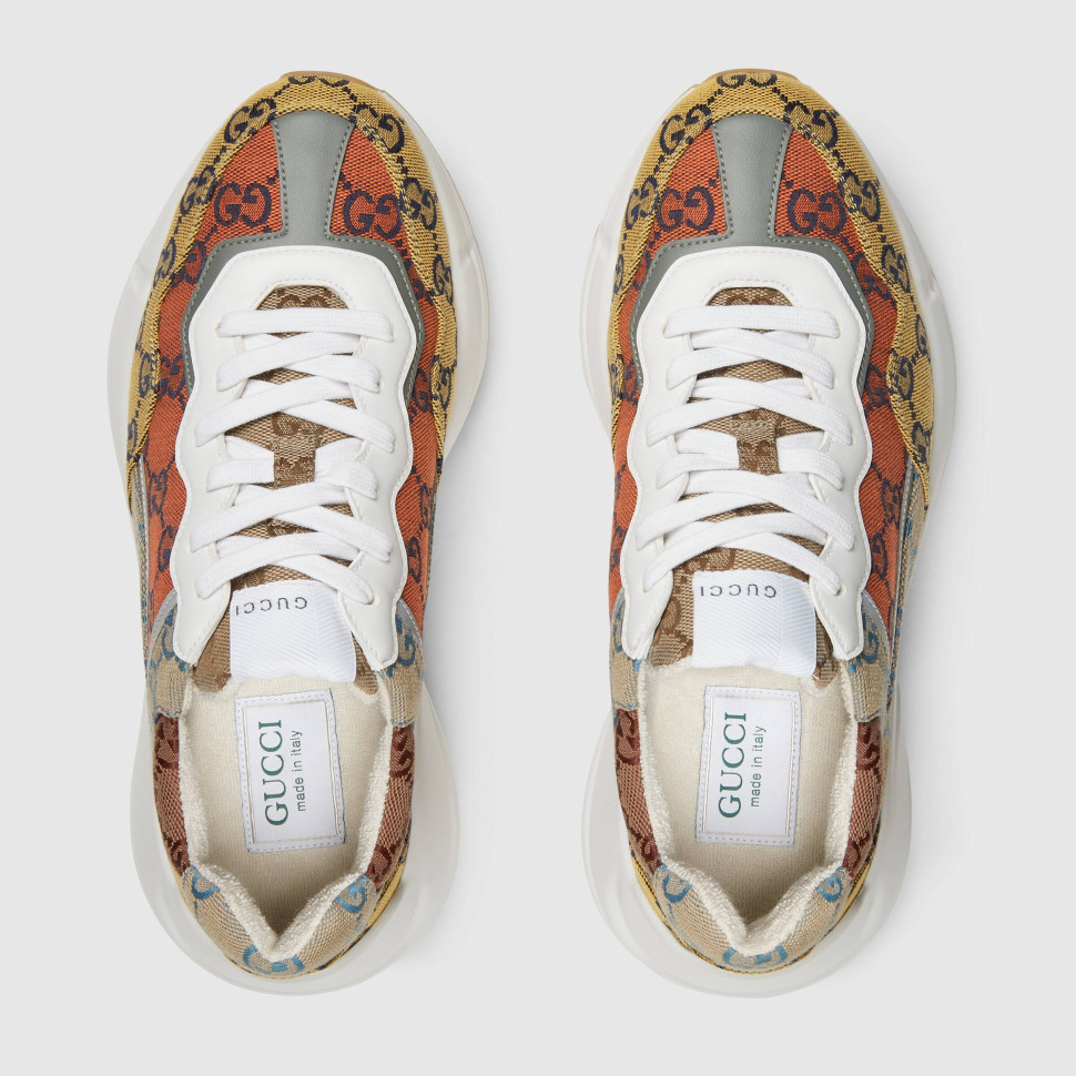 Gucci Женские кроссовки Rhyton GG Multicolor