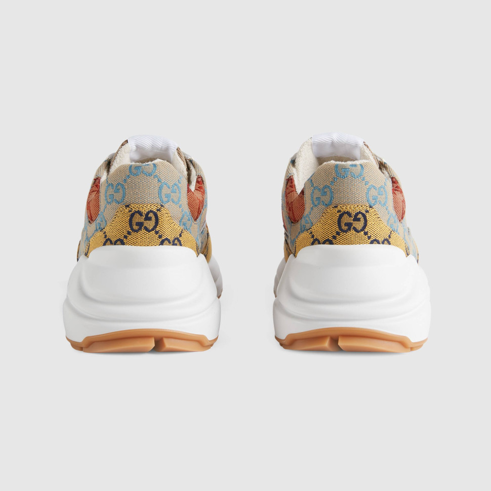 Gucci Женские кроссовки Rhyton GG Multicolor