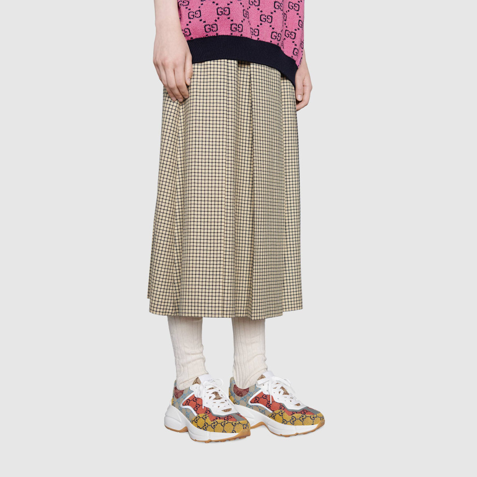 Gucci Женские кроссовки Rhyton GG Multicolor