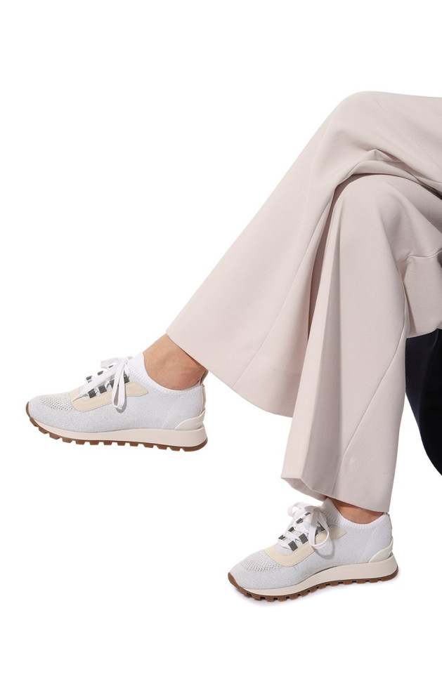 Brunello Cucinelli Текстильные кроссовки