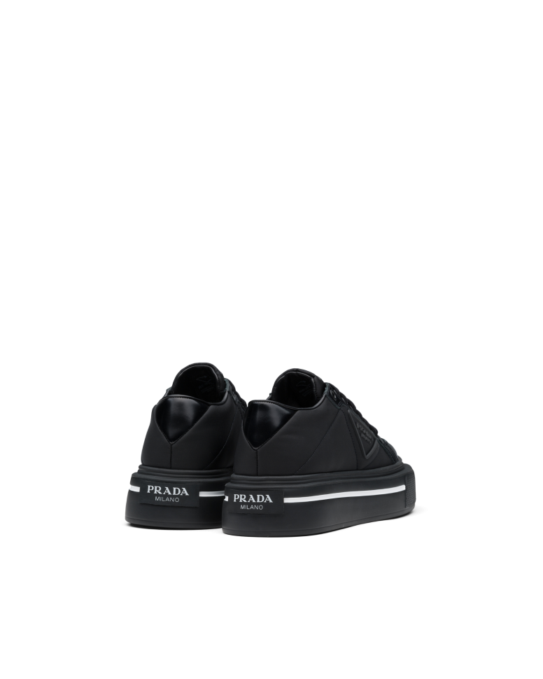Prada Кроссовки из нейлона и кожи Prada Macro