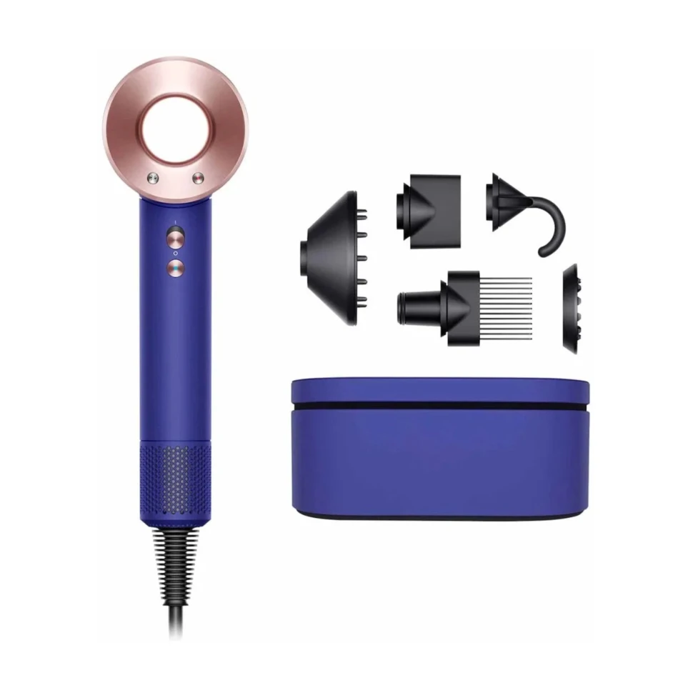 Фен Dyson Supersonic HD07 Vinca Blue/Rose с кейсом