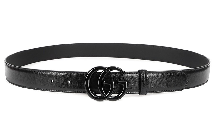 Ремень кожаный Gucci GG MARMONT
